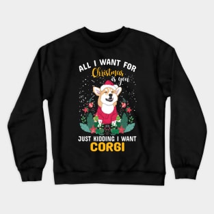 Corgi Christmas Crewneck Sweatshirt